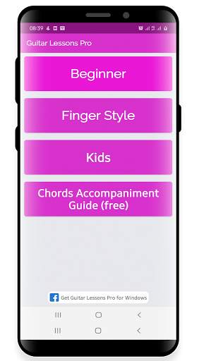 Guitar Lessons Pro Finger Style screenshot 1