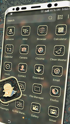 Floral Art Launcher Theme screenshot 2