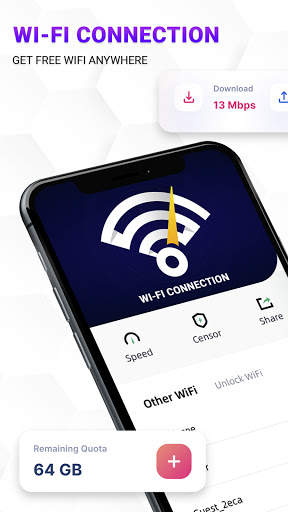 Free WiFi Connect Internet Connection Find Hotspot screenshot 1