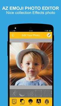 AZ emoji photo editor – free stickers screenshot 1