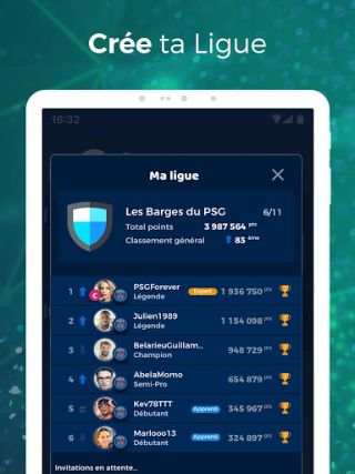 FanLive : jeu de fantasy league football & mercato screenshot 12