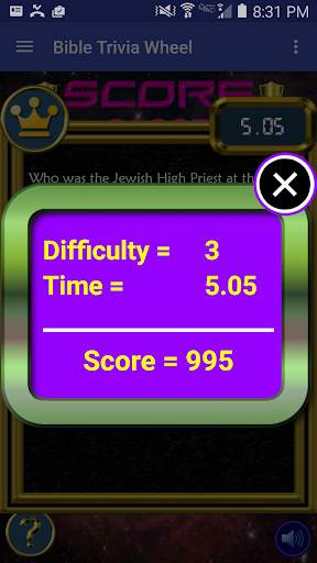 Bible Trivia Wheel - Bible Quiz Game screenshot 7