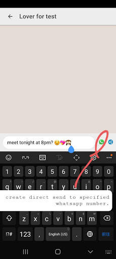 WhiteTick send encryption text for WhatsApp/Email screenshot 3