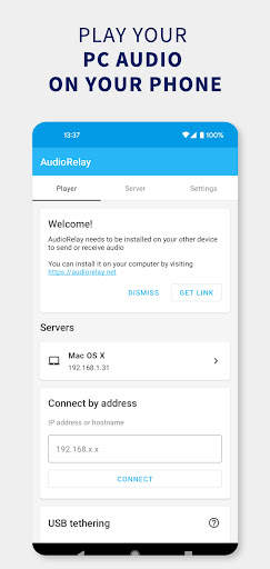 AudioRelay: Stream audio & mic screenshot 1