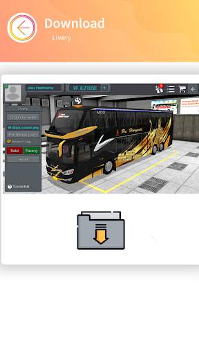Mod BUSSID Double Decker screenshot 4