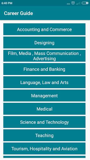 Career Guide (India) screenshot 1