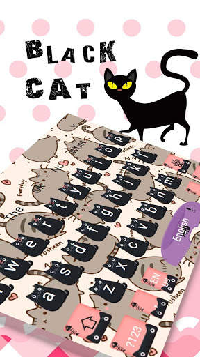 Black CAT keyboard स्क्रीनशॉट 1