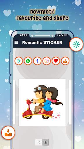 Romantic GIF : Romantic Love Stickers for Whatsapp screenshot 3