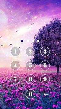 Green Applock Theme Purple screenshot 5