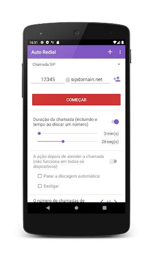 Auto Redial (Remarcação Automática) screenshot 8