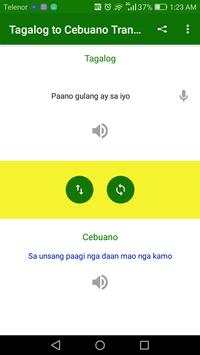 Tagalog to Cebuano Translator screenshot 3