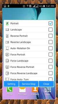 Screen Rotation Control screenshot 1