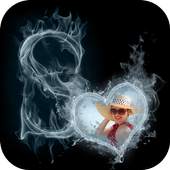 Smoky Text Photo Frame 1.0