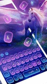 Reverie Blush Unicorn keyboard Theme screenshot 1