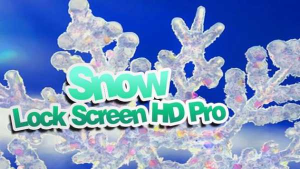 Snow Lock Screen Pro screenshot 3