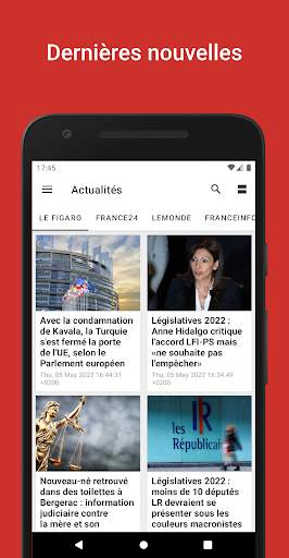 Journaux de Dernière Minute screenshot 1