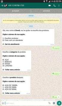 Bot WhatsApp e Facebook auto atendimento delivery screenshot 14