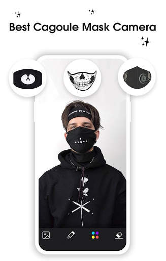 Cagoule Mask Half Face - Ghost Mask Photo Editor screenshot 7