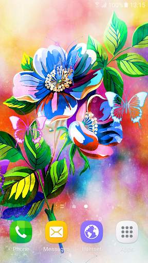 Abstract Flower Live Wallpaper screenshot 5