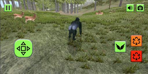 Flying Gorilla Simulator: Wild Gorilla Jungle screenshot 1