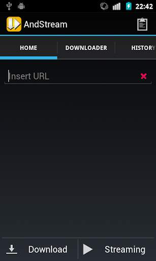 AndStream - Streaming Download screenshot 1