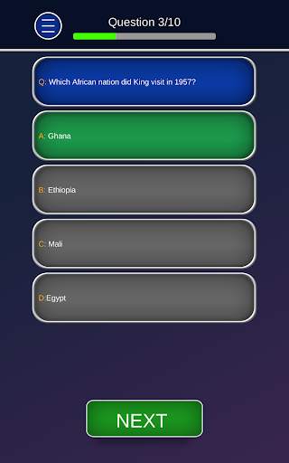 Martin Luther King Jr. - Quiz screenshot 7