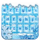Frozen Crystal Ice Keyboard Theme 10001003