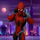 Spider Rope Iron Hero stickman City Town Fight icon