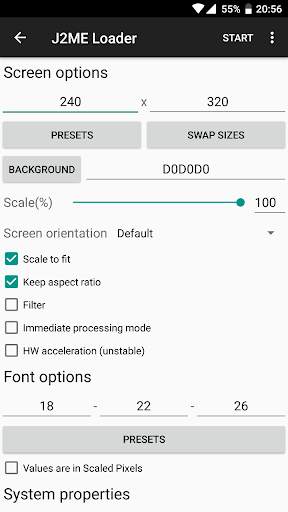 J2ME Loader screenshot 2