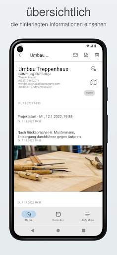 Handwerker App Baudoku screenshot 2