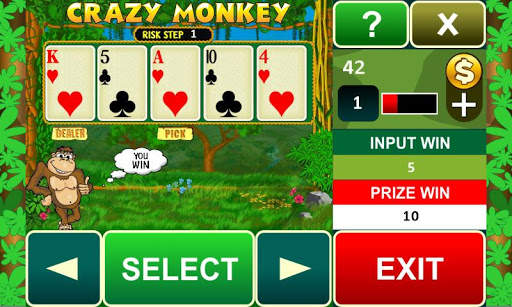 Crazy Monkey slot machine скриншот 3