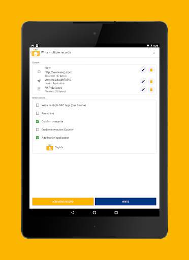 NFC TagWriter by NXP screenshot 12