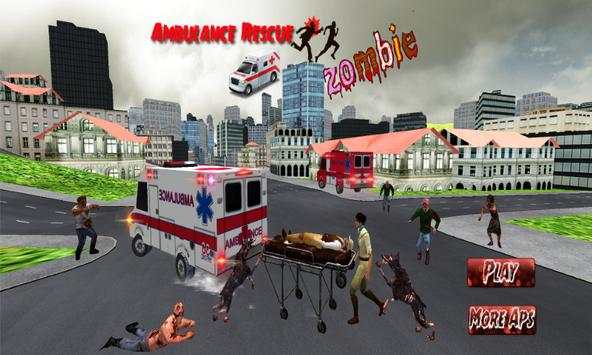 Ambulance Rescue Drive: Zombie screenshot 1