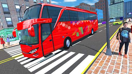 Mengemudi Bus Seluler Kota screenshot 2