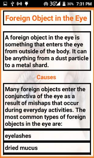 Eye Problem Disease screenshot 9