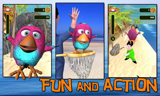 Burung Run, Fly & Jump: Balap Angry screenshot 1