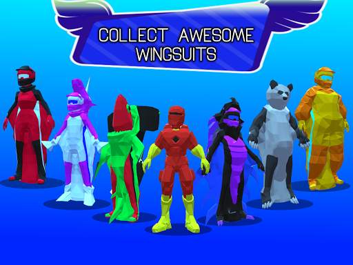 Wingsuit Kings - Skydiving multiplayer flying game скриншот 9