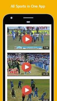 Sports tv Live Cricket IPL 2018 free all Channels screenshot 1