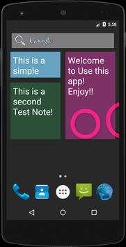 Note Widget screenshot 1