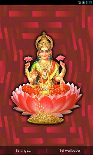 Mata Lakshmi Live Wallpaper screenshot 2