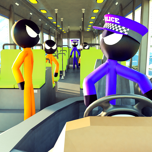 Prison Stickman Transport Police Van icon