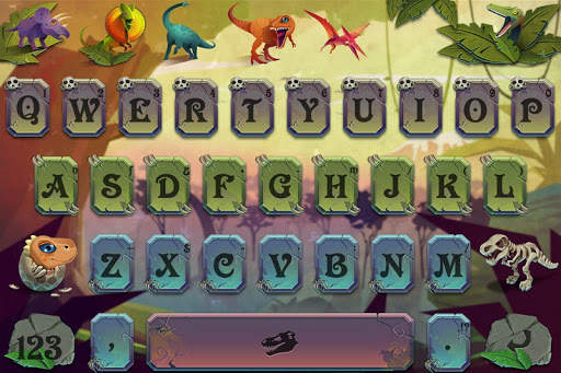 Dinosaur Keyboard स्क्रीनशॉट 1