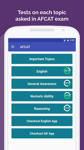 AFCAT Exam Preparation 2019 Offline स्क्रीनशॉट 1