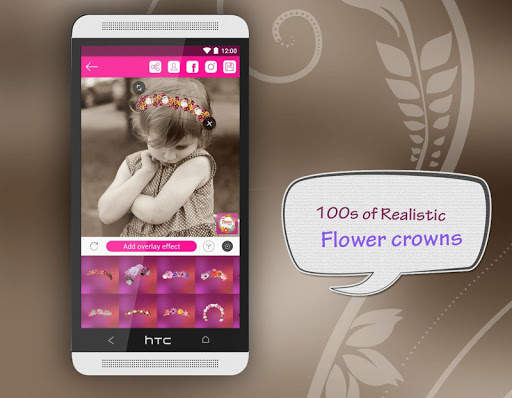 Flower Crown Photo Editor screenshot 3
