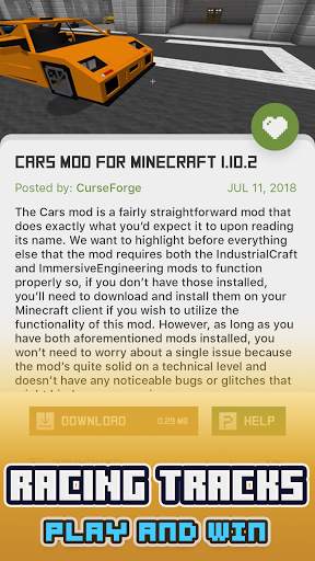 Cars mod for Minecraft ™- Craft auto car mods screenshot 5