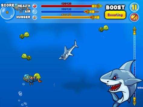 Hungry Shark Attack - Angry Shark World Games screenshot 3
