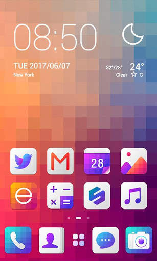 Mosaic GO Launcher Theme screenshot 3