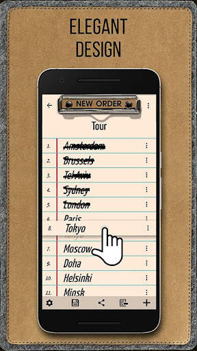 NEW ORDER - list management screenshot 1