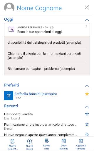 Dynamics 365 for Phones screenshot 1