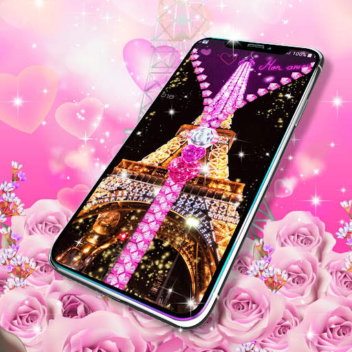Paris zipper lock screen screenshot 5